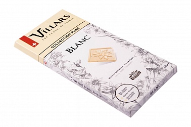 Шоколад белый с ванилью 29% Villars, 0.1 кг.