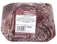 Говядина вырезка без кости замороженная Хакасия,~0.7 кг.