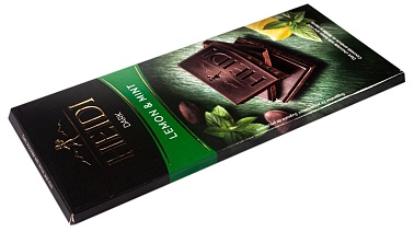 Шоколад темный с Мятой и Лимоном DARK Heidi, 0.08 кг.