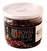 Перец смесь четырех целых перцев банка Royal Field, 0.06 кг.