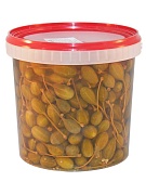 Каперсы плоды с черенками в маринаде Greko, 3 кг./1.6 кг.