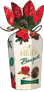 Конфеты шоколадные с карамелизованными кусочками яблока и корицей Зимний букет Heidi, 0.12 кг.