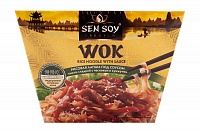 Лапша рисовая с кисло-сладким соусом и кунжутом для WOK Сэн Сой, 0.125 кг.