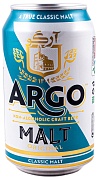 Пиво безалкогольное крафтовое ARGO Classic Malt ж/б Kalleh, 0.33 л.
