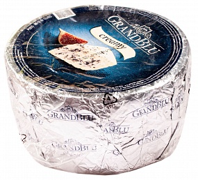 Сыр с голубой плесенью ГрандБлю creamy 56% Милкана,~2.6 кг.