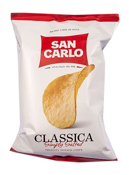 Чипсы картофельные Классика San Carlo, 0.05 кг.
