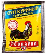 Суп быстрого приготовления Куриный с вермишелью Podravka, 0.062 кг. 