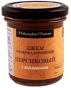 Джем Персиковый низкокалорийный с коллагеном Philosophia de Natura, 0.15 кг.