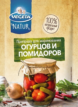Приправа для маринования огурцов и помидоров Vegeta, 0.02 кг.