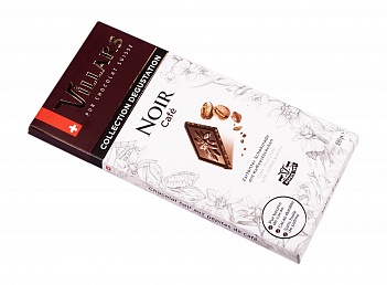 Шоколад темный с хрустящей кофейной крошкой 50% Villars, 0.1 кг.
