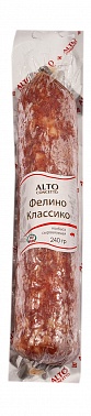 Колбаса салями Фелино Классико сыровяленая Alto concetto, 0.24 кг.