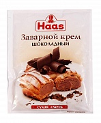 Крем заварной шоколадный Haas, 0.1 кг.