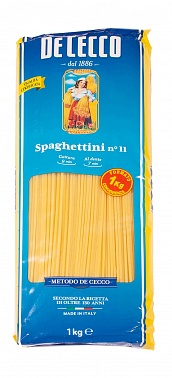 Макаронные изделия Спагеттини №11 De Cecco, 1 кг.