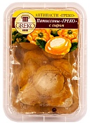 Патиссоны 3-4 см. желтые с сыром в масле пласт.лоток Greko, 0.24 кг./0.12 кг.