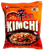 Лапша быстрого приготовления Кимчи Рамен мягкая упаковка Nongshim, 0.12 кг.