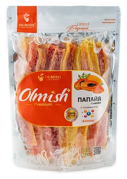 Папайя сушеная Olmish Premium, 0.5 кг.