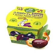 Оливки без косточки Каламата в пряном винном маринаде с паприкой пл.конт.28olives, 0.15 кг./0.05 кг.