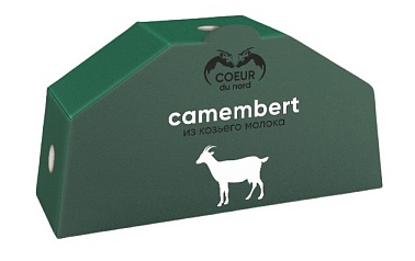 Сыр козий с белой плесенью Камамбер 50% Coeur du nord, 0.09 кг.