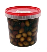 Оливки с косточкой ассорти Классический Греко пл.ведро Greko, 3.1 кг./1.8 кг.