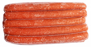 Сосиски из свинины Финские для гриля в/у 10 шт.*80 гр. замороженные Sibylla, 0.8 кг.