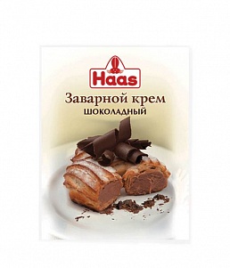 Крем заварной шоколадный Haas, 0.1 кг.
